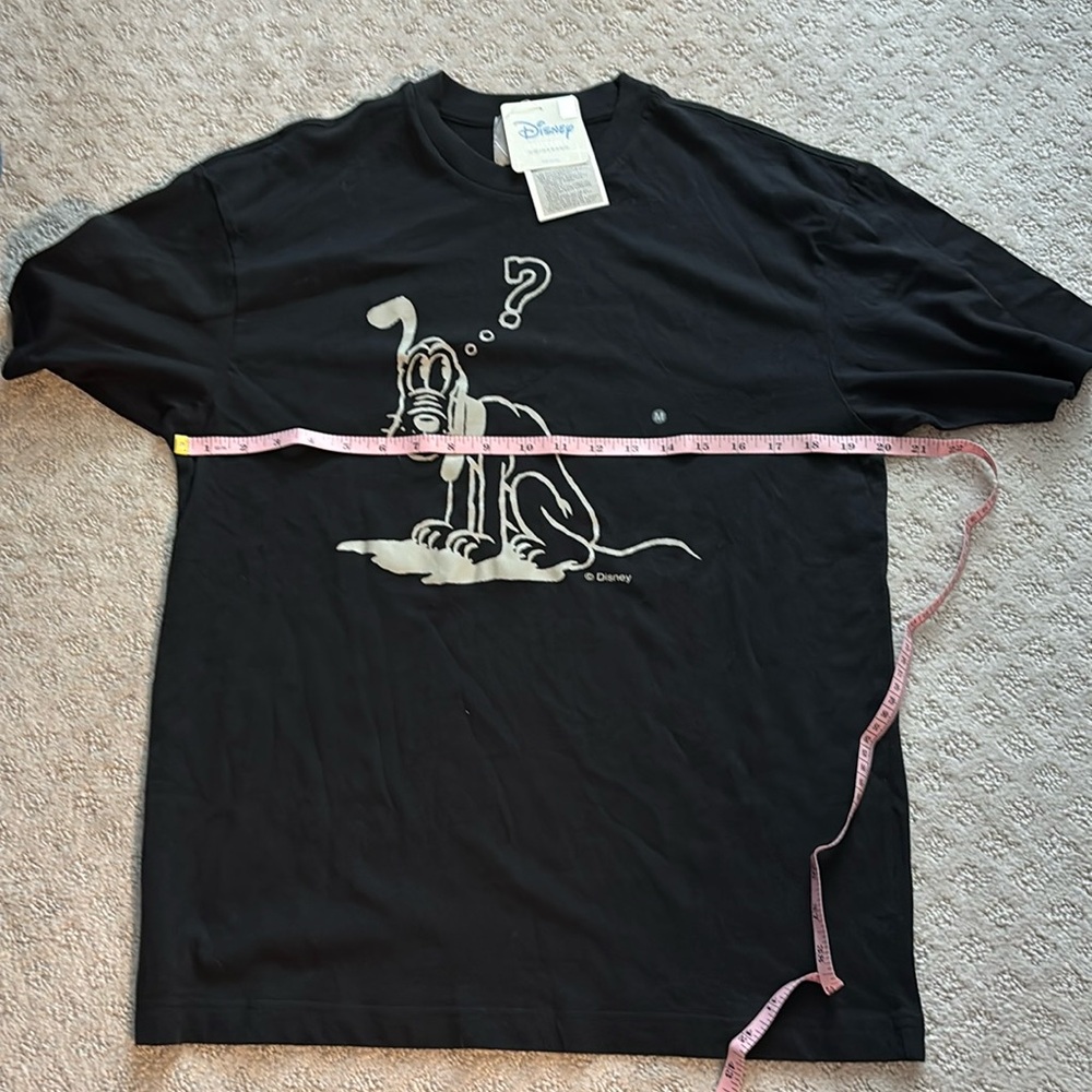 NWT Disney Black Pluto Graphic T-Shirt by Giordano – Size Medium - Picture 8 of 11